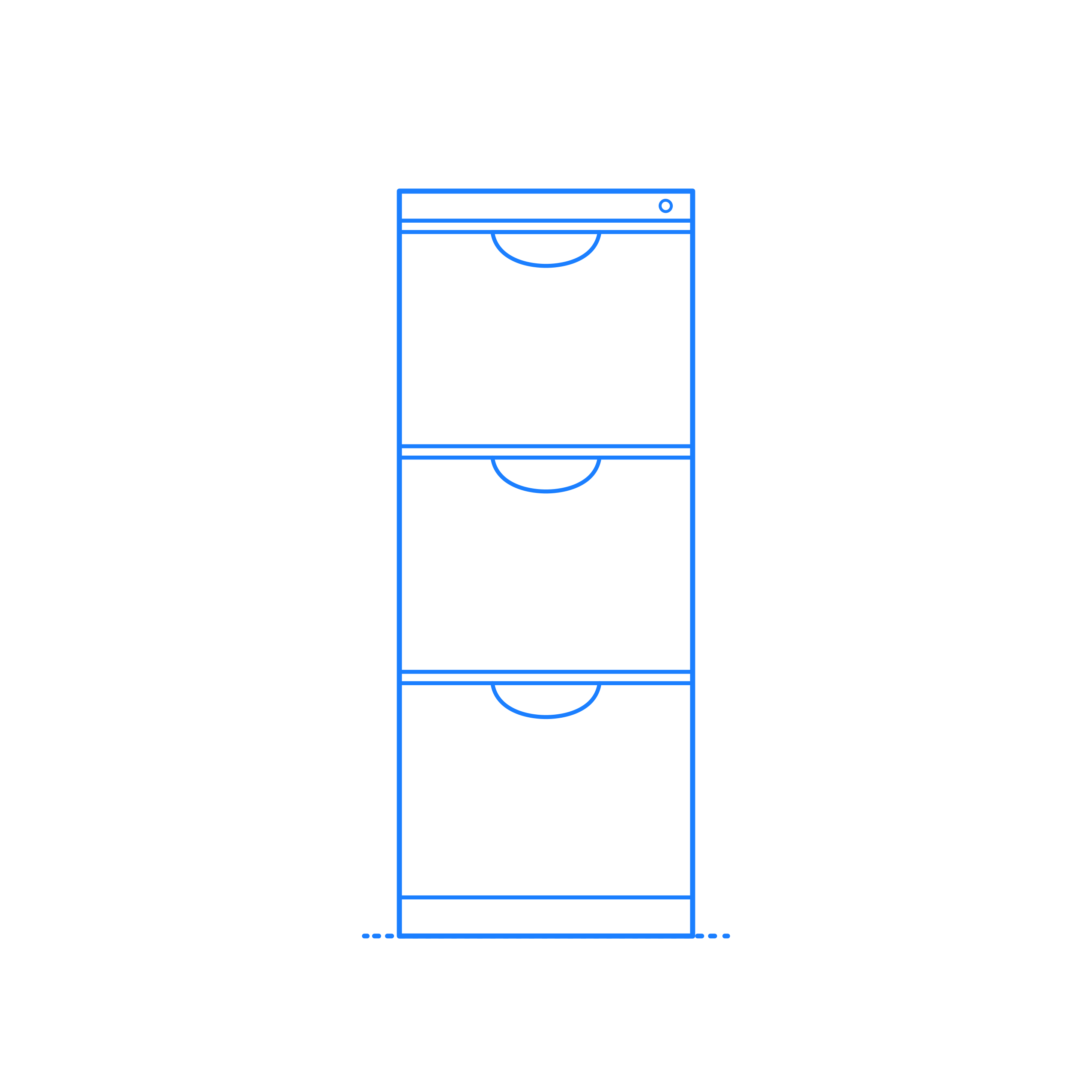Furniture File Cabinets Outline Icon Svg Set Free Vectors